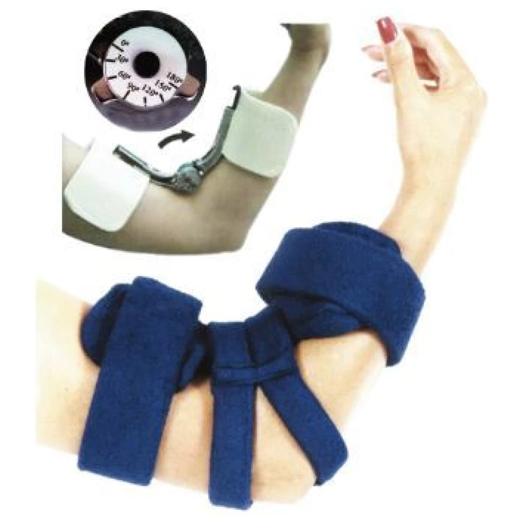 Spring-Loaded Goniometer Elbow Orthosis for Neurological Rehab