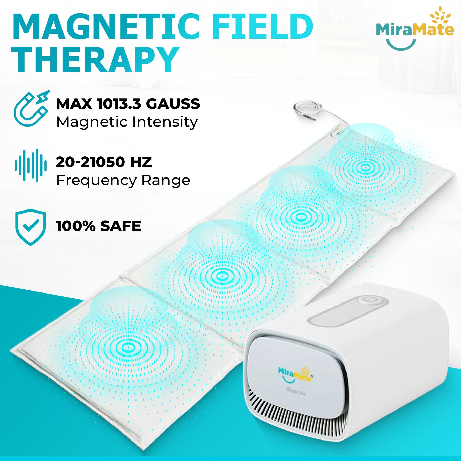MiraMate Magic Pro Low Field Magnetic Stimulation Mat