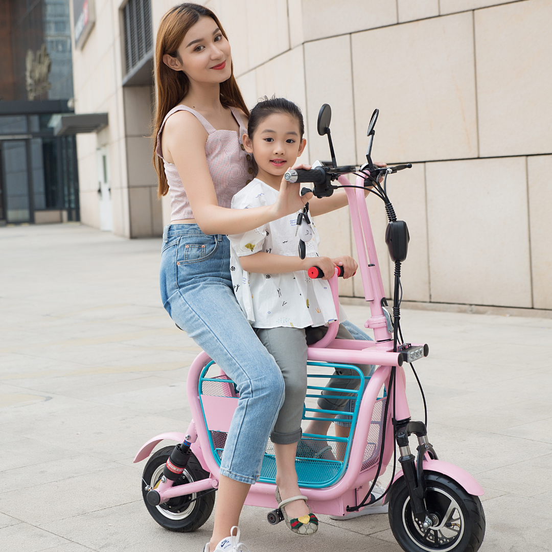 Mopet Two Wheel Pet Carrier Mobility Scooter W/ Kids Handle