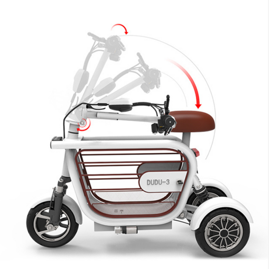 Mopet Three Wheel Pet Carrier Mobility Scooter W/ Kids Handle Home