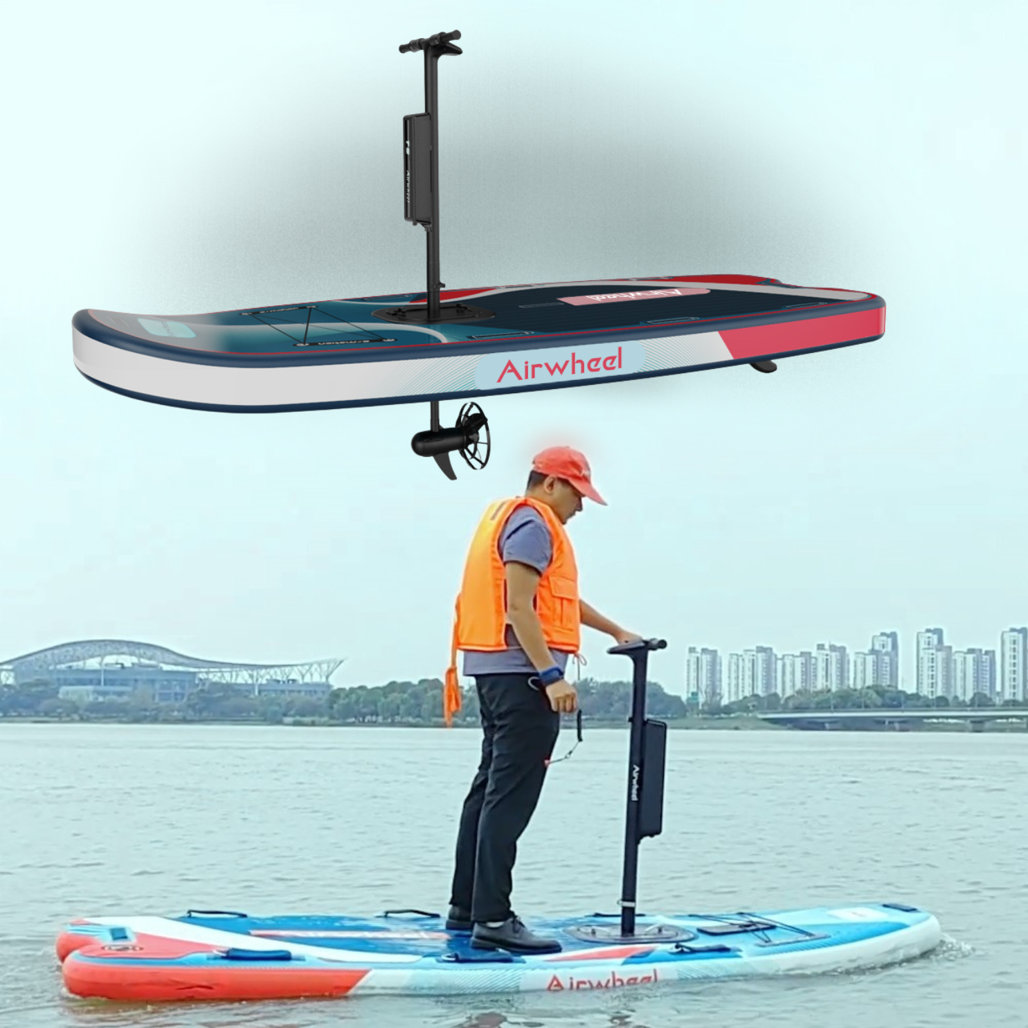 Electrical Paddle Haystack Airwheel Electric Smart Inflatable Stand Up Paddle Board With Motor ...