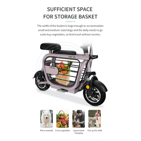 Mopet Two Wheel Pet Carrier Mobility Scooter