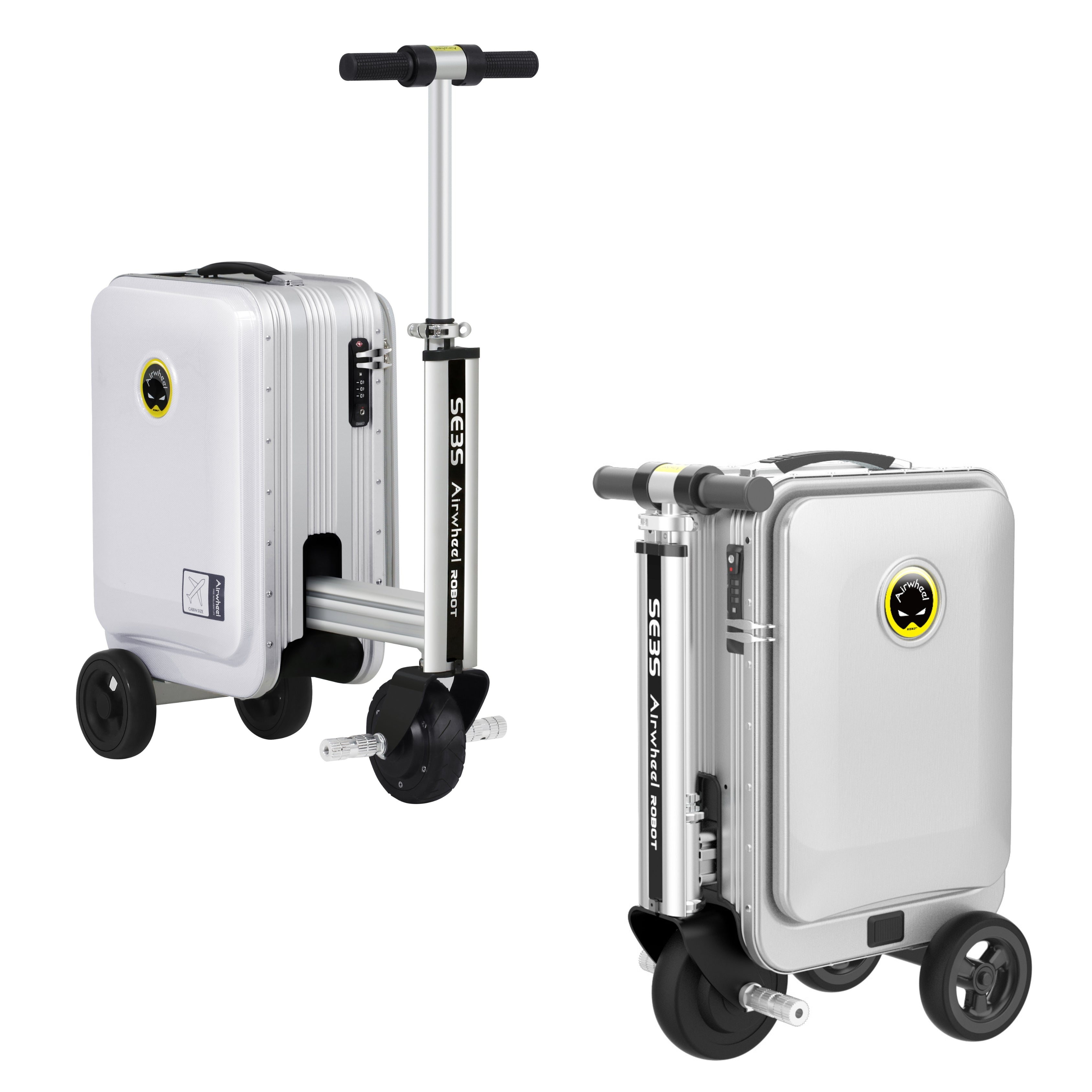 Airwheel SE3MiniT Smart Rideable Suitcase, Lightweight Electric Luggage  Scooter