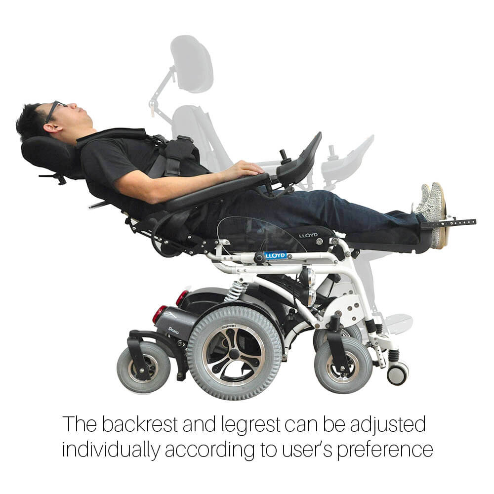 Draco Multi-Function Standing Wheelchair 2