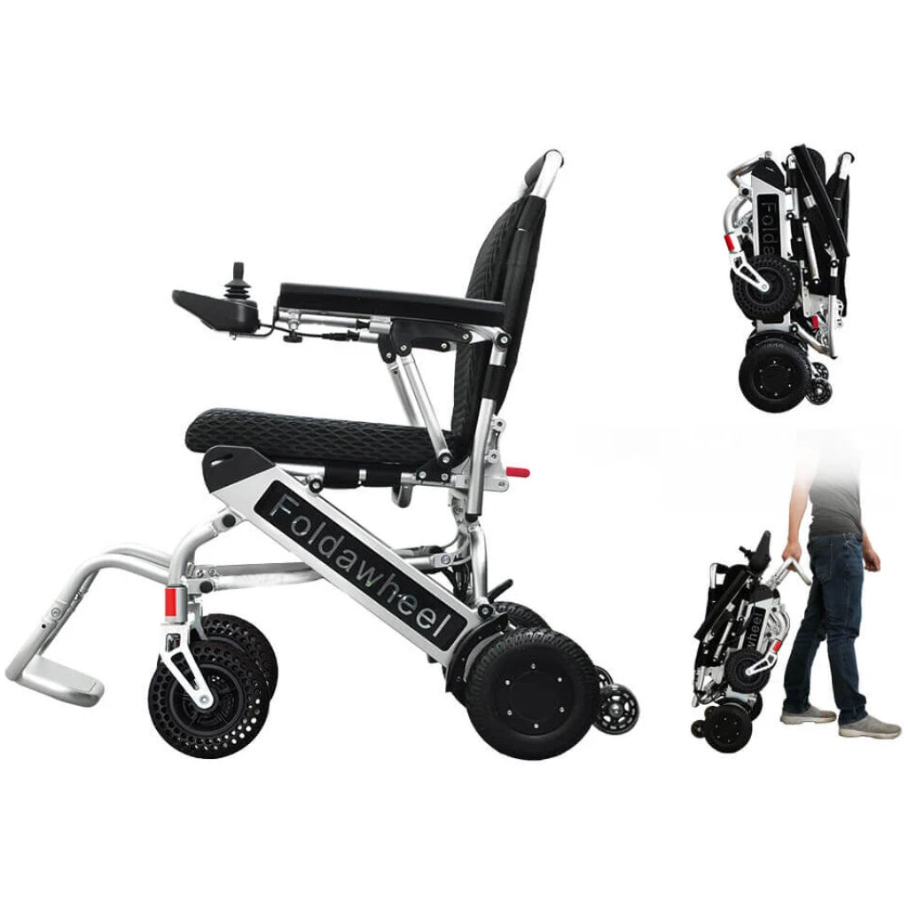 Foldawheel PW-999UL Lightweight Folding Power Wheelchair | Ultra