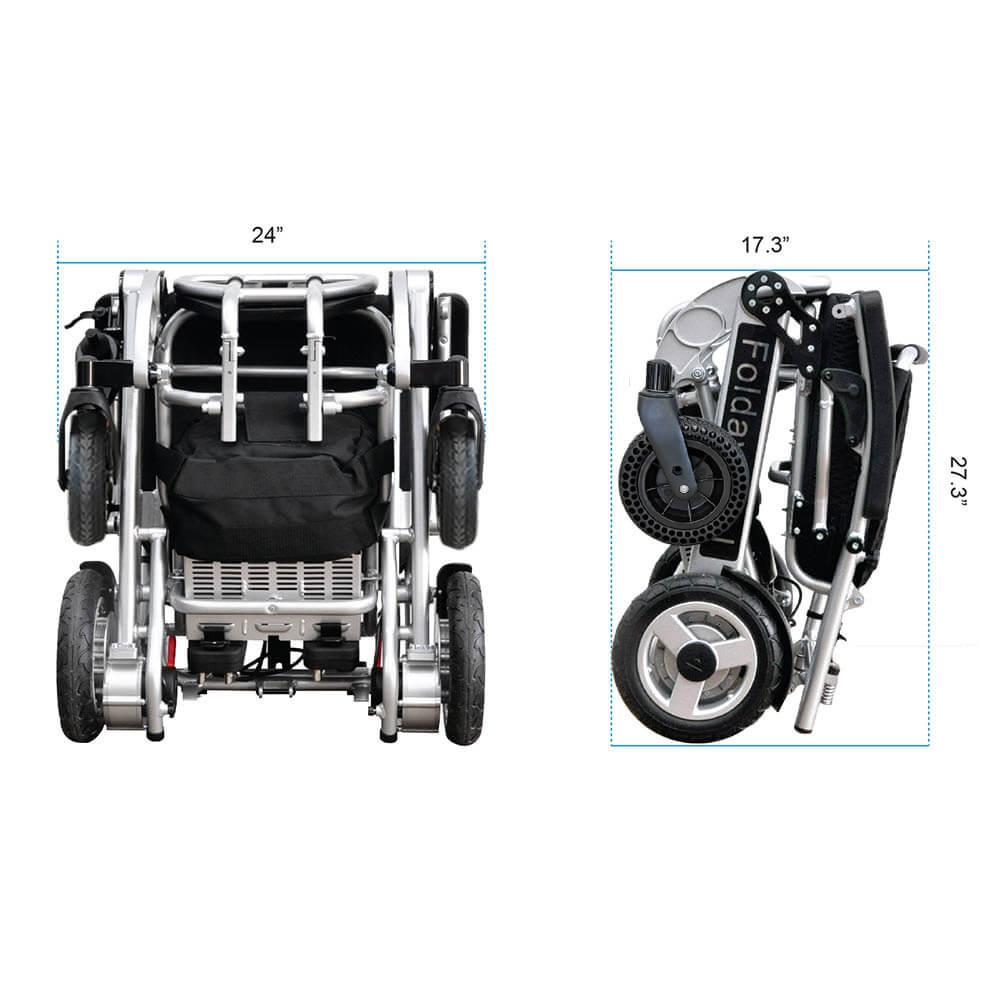 PW-1000XL Lightweight Power Wheelchair 12