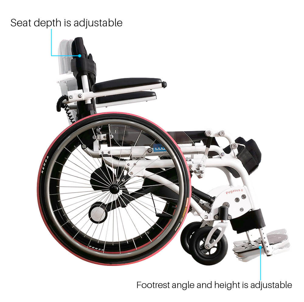 Pegasus Semi-Power Standing Wheelchair 2