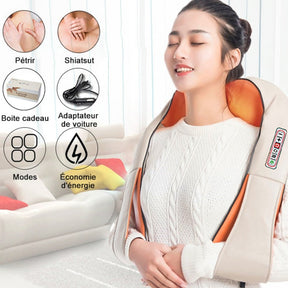 U Shaped Infrared Heated Back Massager Device