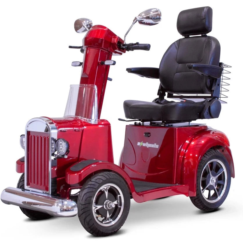 eWheels EW-Vintage Red Chrome Unique Mobility Scooter
